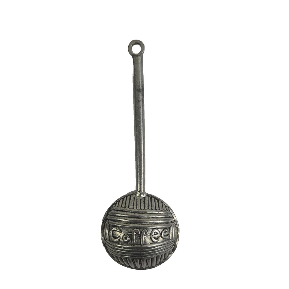 Pewter Coffee Measuring Scoop Spoon Hangable